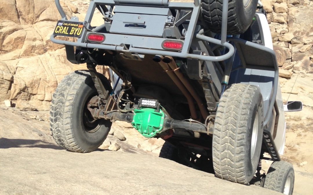 Truck Rock Crawling Lucerne Valley Desert