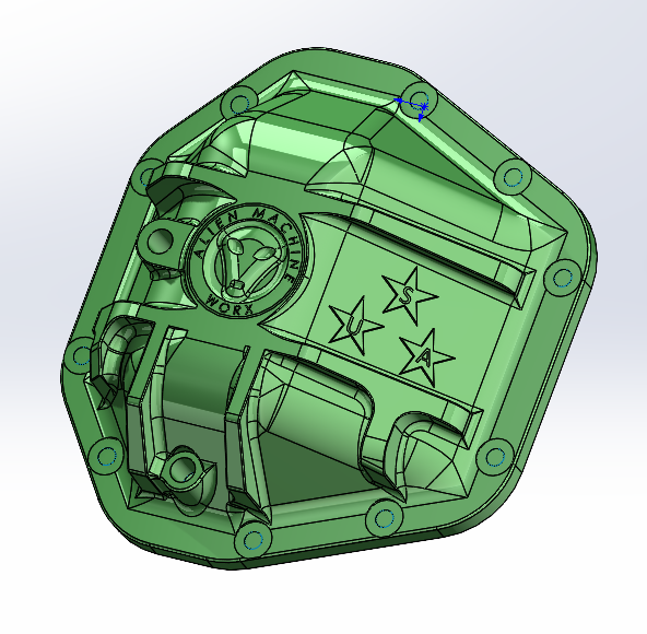 Standard Dana 60 Billet Differential Cover - Image 2
