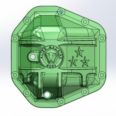 Standard Dana 60 Billet Differential Cover