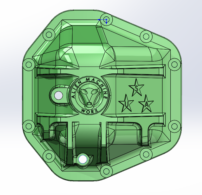 Standard Dana 60 Billet Differential Cover