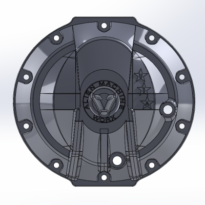 GM 10 Bolt Ring Gear 8.5/8.6 Billet Aluminum Differential Cover