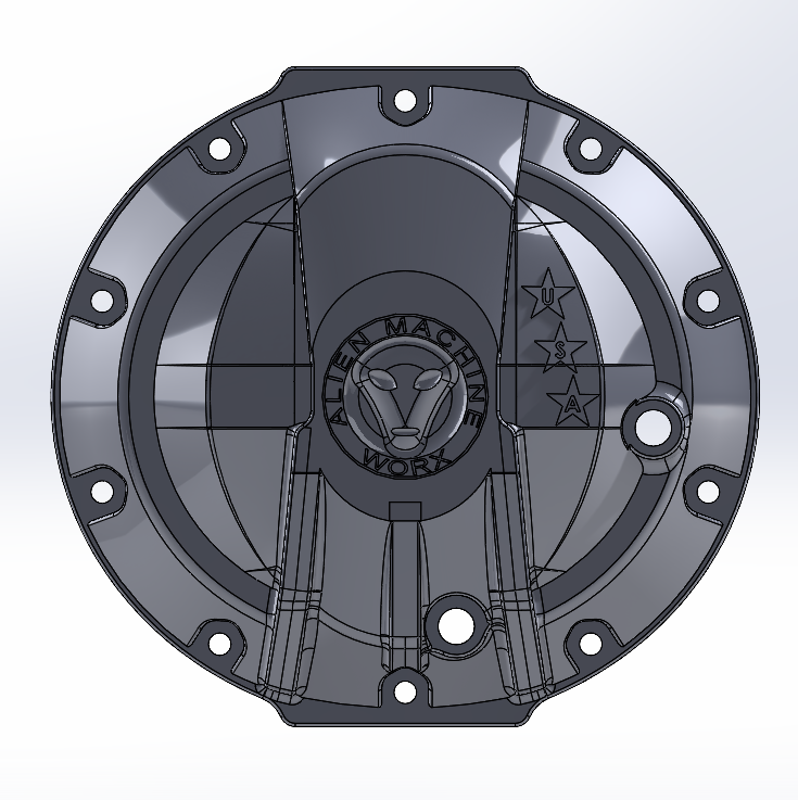 GM 10 Bolt Ring Gear 8.5/8.6 Billet Aluminum Differential Cover