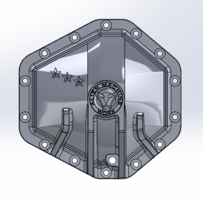 GM Corporate 14-Bolt Full Float (10.5") Billet Differential Cover