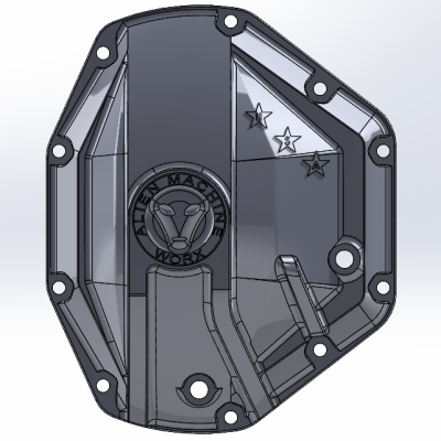 Dana 80 Rear Billet Aluminum Differential Cover